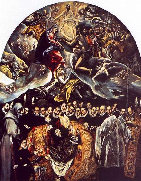 El Greco The Burial of Count Orgaz oil painting image